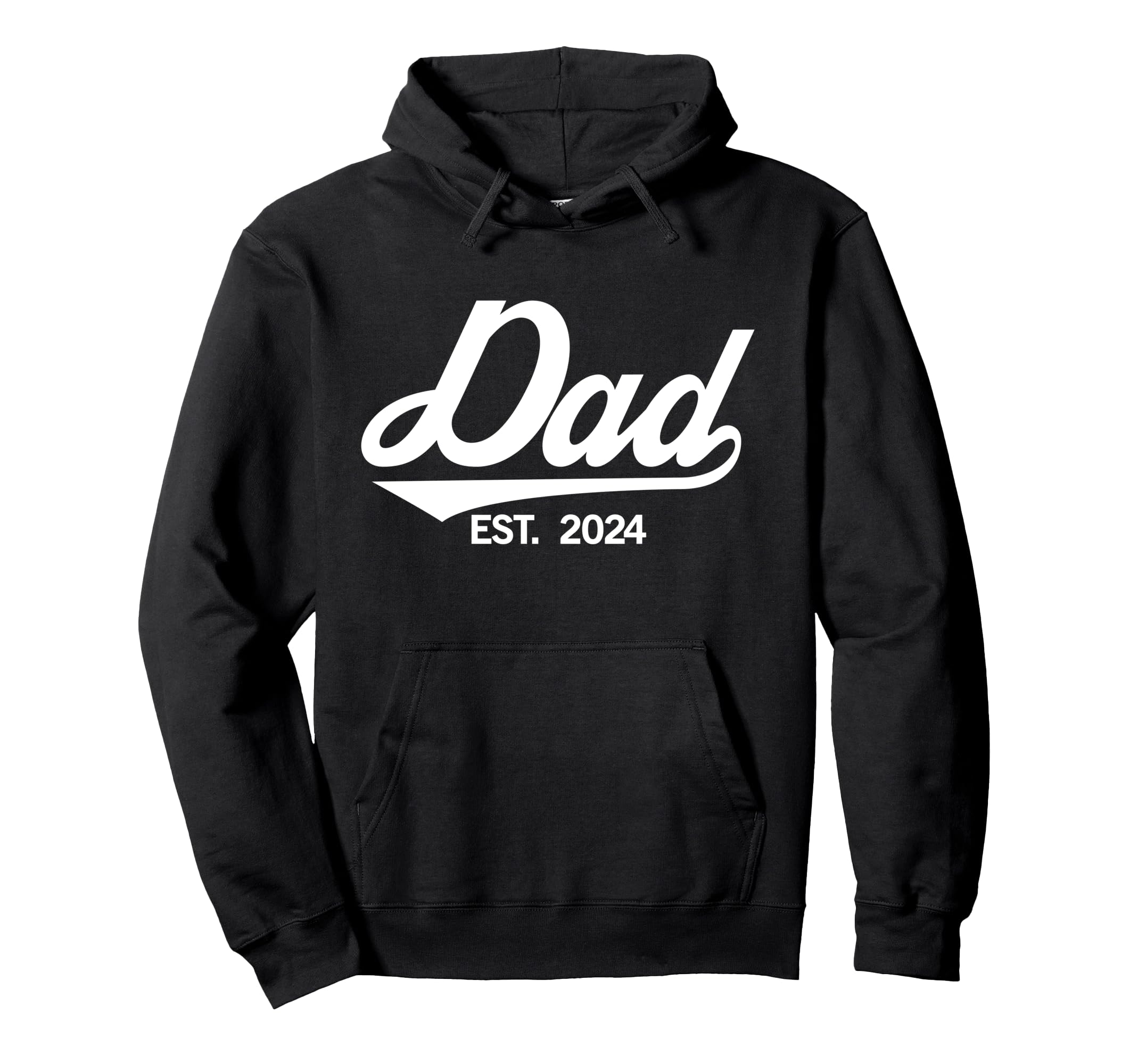 Dad Est 2024 Fathers Day Family Matching Hoodie - Streetwear Style Unisex - T-Shirt, Sweatshirt, Hoodie