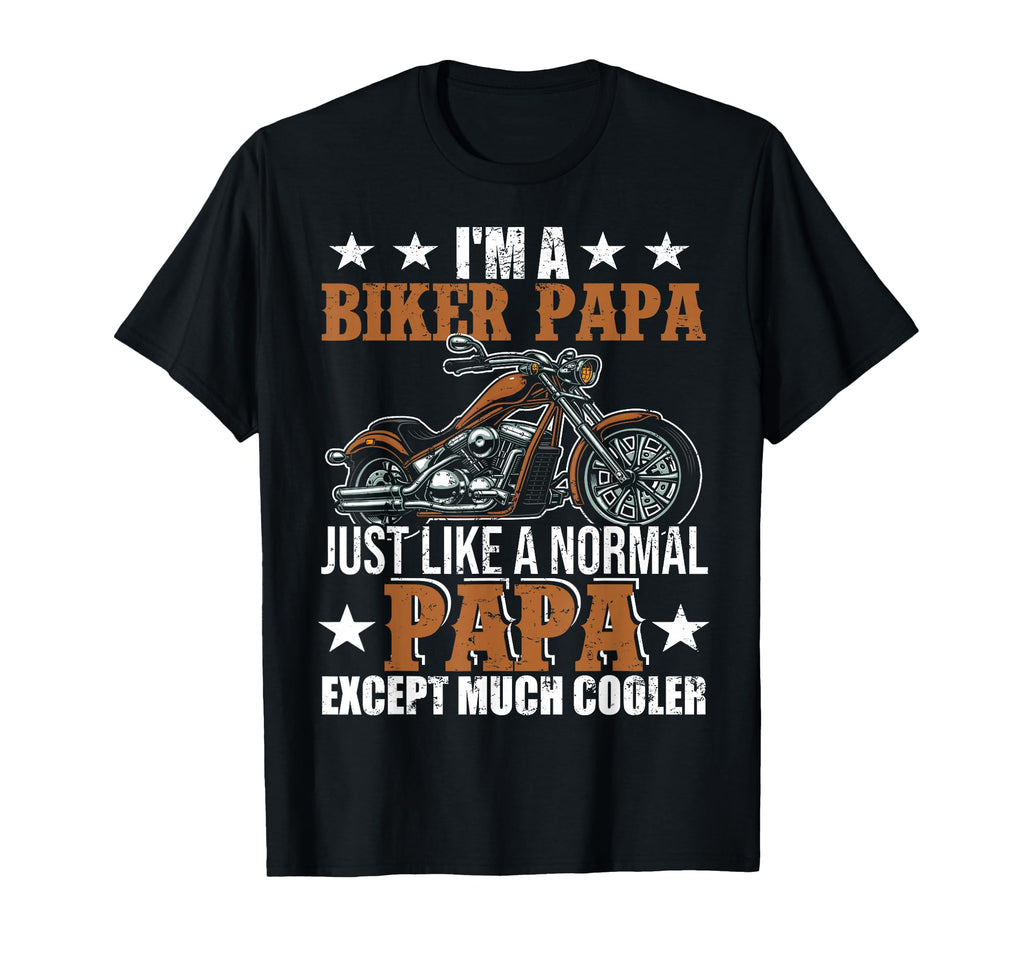 Im Biker Papa Happy Fathers Day Matching T-Shirt - Minimalist Print Unisex - T-Shirt, Sweatshirt, Hoodie