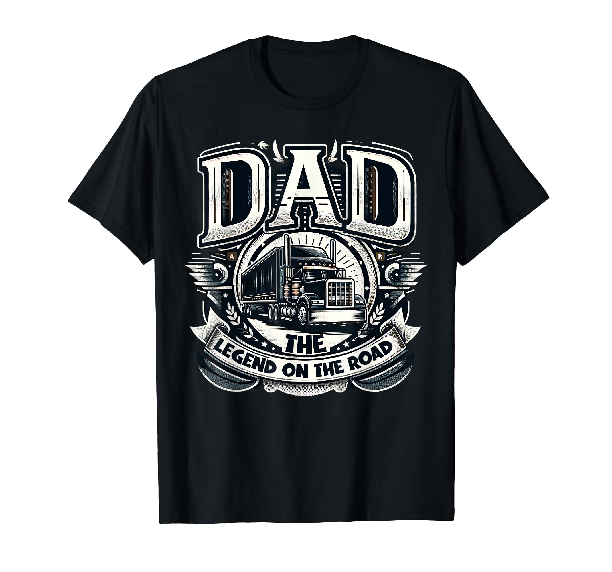 Dad Fathers Day Dad Legend Road Dad T-Shirt - Minimalist Print for Adults - T-Shirt, Sweatshirt, Hoodie