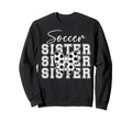 Soccer Sister Coquette Sister Soccer Sweatshirt - Minimalist Print Unisex - T-Shirt, Sweatshirt, Hoodie