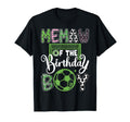 Memaw Birthday Soccer Player Birthday T-Shirt - Trendy Graphic Men Women - T-Shirt, Sweatshirt, Hoodie