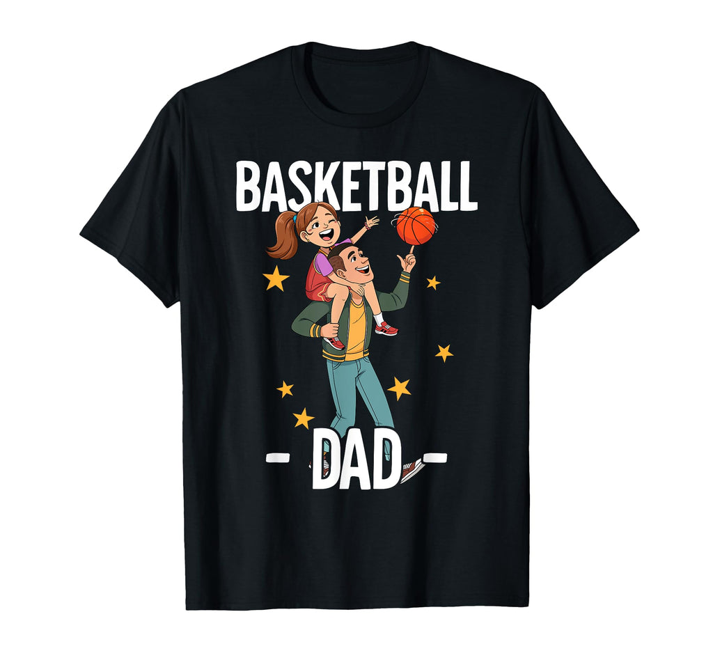 Basketball Dad T-Shirt - Minimalist Print for Adults - T-Shirt, Sweatshirt, Hoodie