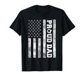Proud Dad American Distressed Flag T-Shirt - Novelty Apparel for Adults - T-Shirt, Sweatshirt, Hoodie