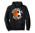 Grandpa Ballers Proud Soccer Hoodie - Casual Everyday Wear Unisex - T-Shirt, Sweatshirt, Hoodie