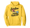 Sideline Social Club Soccer Mom Game Day Hoodie - Graphic Print for Adults - T-Shirt, Sweatshirt, Hoodie