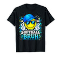 Peace Groovy Softball Dad Game T-Shirt - Casual Everyday Wear Men Women - T-Shirt, Sweatshirt, Hoodie