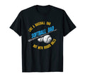 Softball Dad Like Baseball Dad Bigger T-Shirt - Graphic Print Men Women - T-Shirt, Sweatshirt, Hoodie