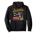 Ofishally Best Bonus Dad Birthday Hoodie - Novelty Apparel for Adults - T-Shirt, Sweatshirt, Hoodie