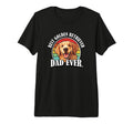 Mens Best Dad Golden Retriever Lover Tri T-Shirt - Unique Graphic Unisex - T-Shirt, Sweatshirt, Hoodie