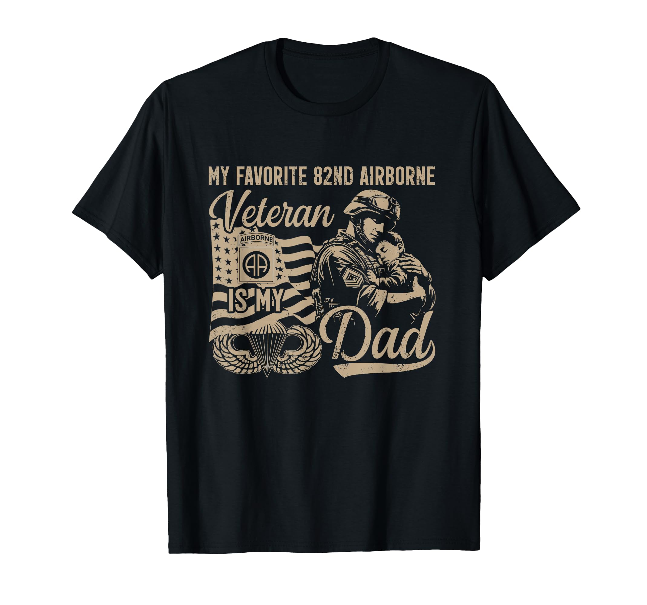 Proud 82Nd Airborne Division Veteran T-Shirt - Novelty Apparel Men Women - T-Shirt, Sweatshirt, Hoodie