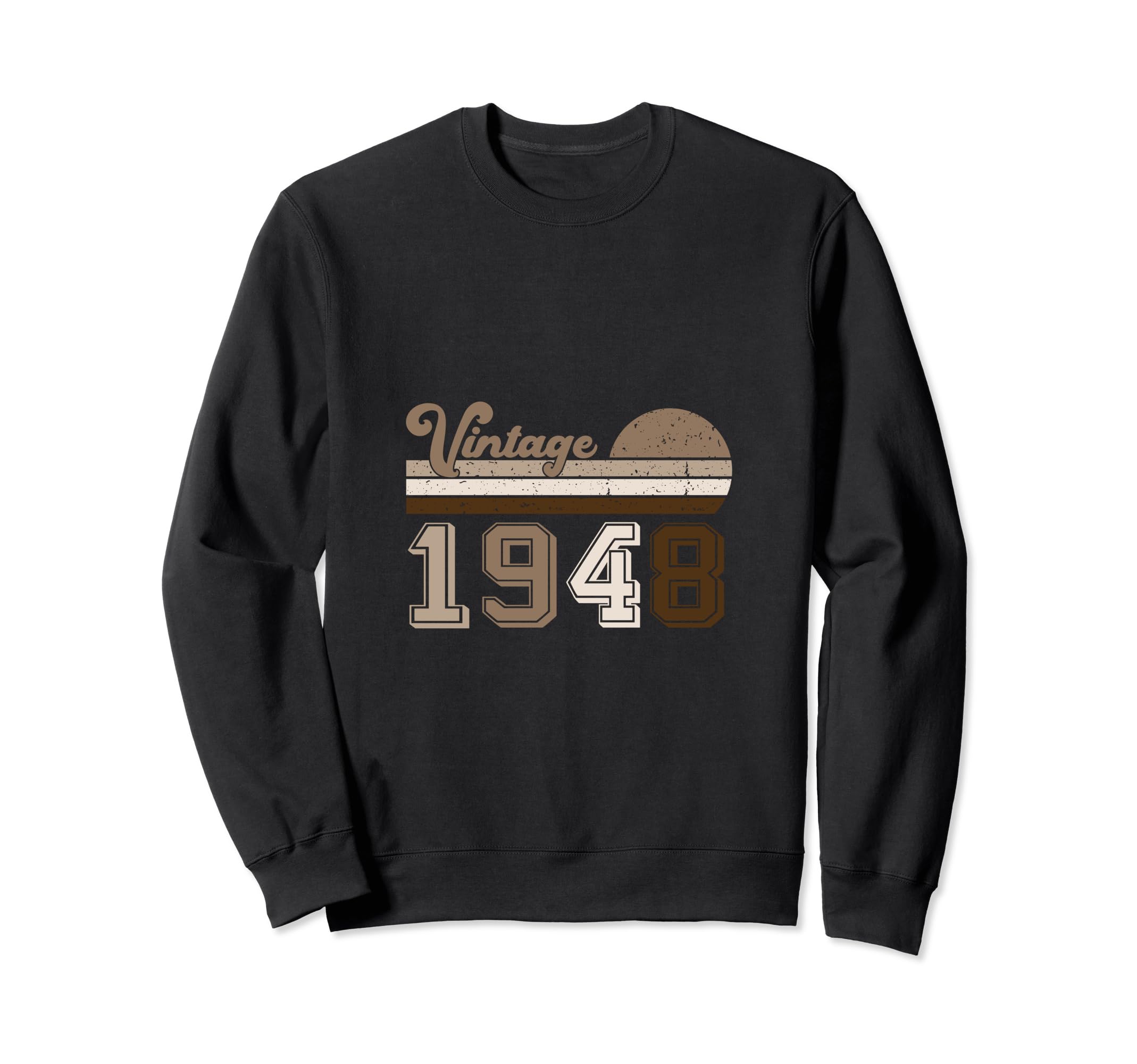 Year 1948 Gift Birthday Mom Dad Sweatshirt - Minimalist Print for Adults - T-Shirt, Sweatshirt, Hoodie