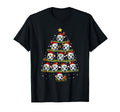 Soccer Tree Lights Santa Hat T-Shirt - Casual Everyday Wear for Adults - T-Shirt, Sweatshirt, Hoodie