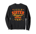 Little Sister Biggest Futsal Fan Sweatshirt - Graphic Print for Adults - T-Shirt, Sweatshirt, Hoodie