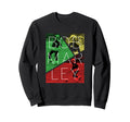 Bob Marley Soccer Split Sweatshirt - Streetwear Style Men Women - T-Shirt, Sweatshirt, Hoodie