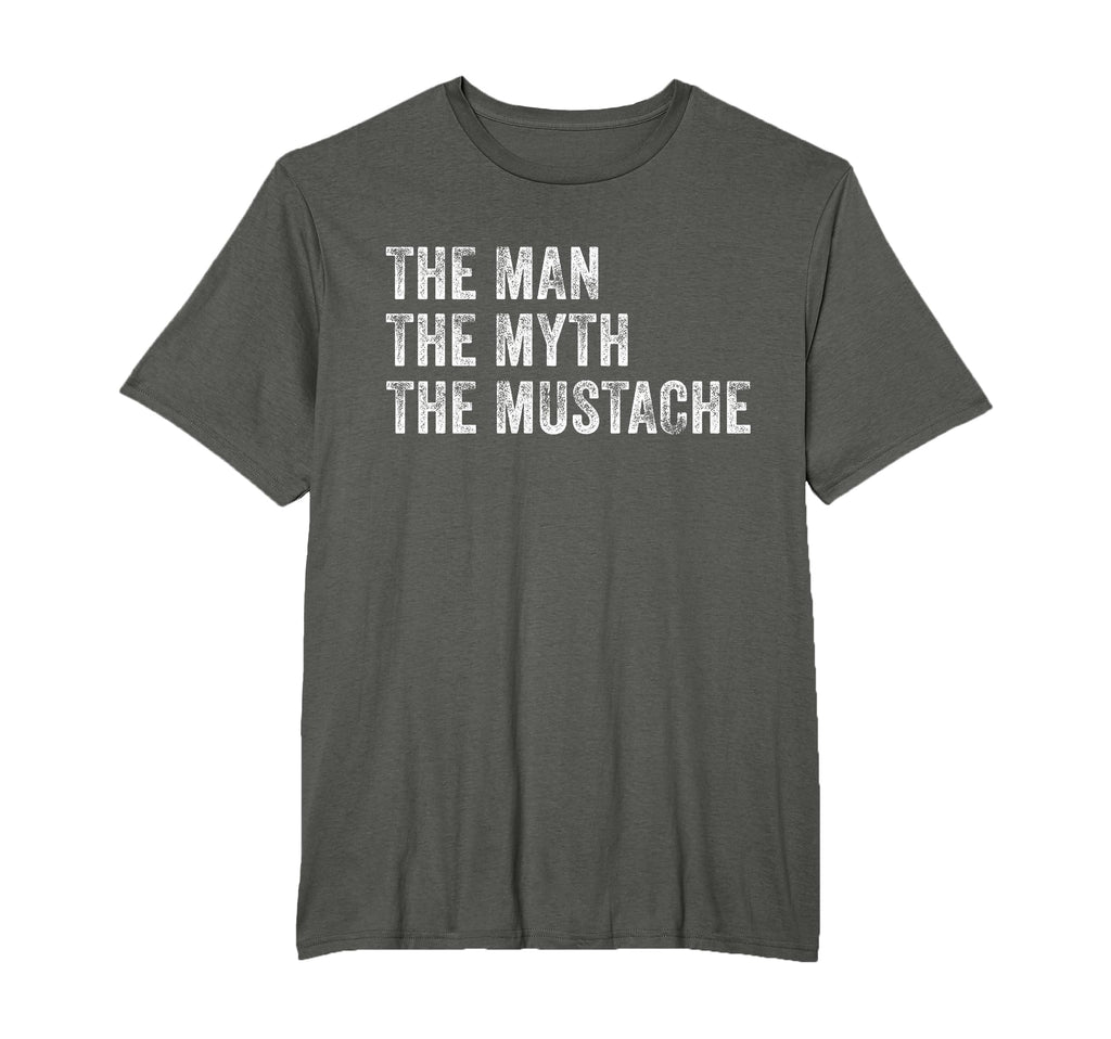 Funny Myth Mustache Moustache T-Shirt - Minimalist Print Unisex - T-Shirt, Sweatshirt, Hoodie