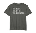 Funny Myth Mustache Moustache T-Shirt - Minimalist Print Unisex - T-Shirt, Sweatshirt, Hoodie