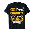 Proud Grandpa 2026 Graduate Class T-Shirt - Casual Everyday Wear Men Women - T-Shirt, Sweatshirt, Hoodie