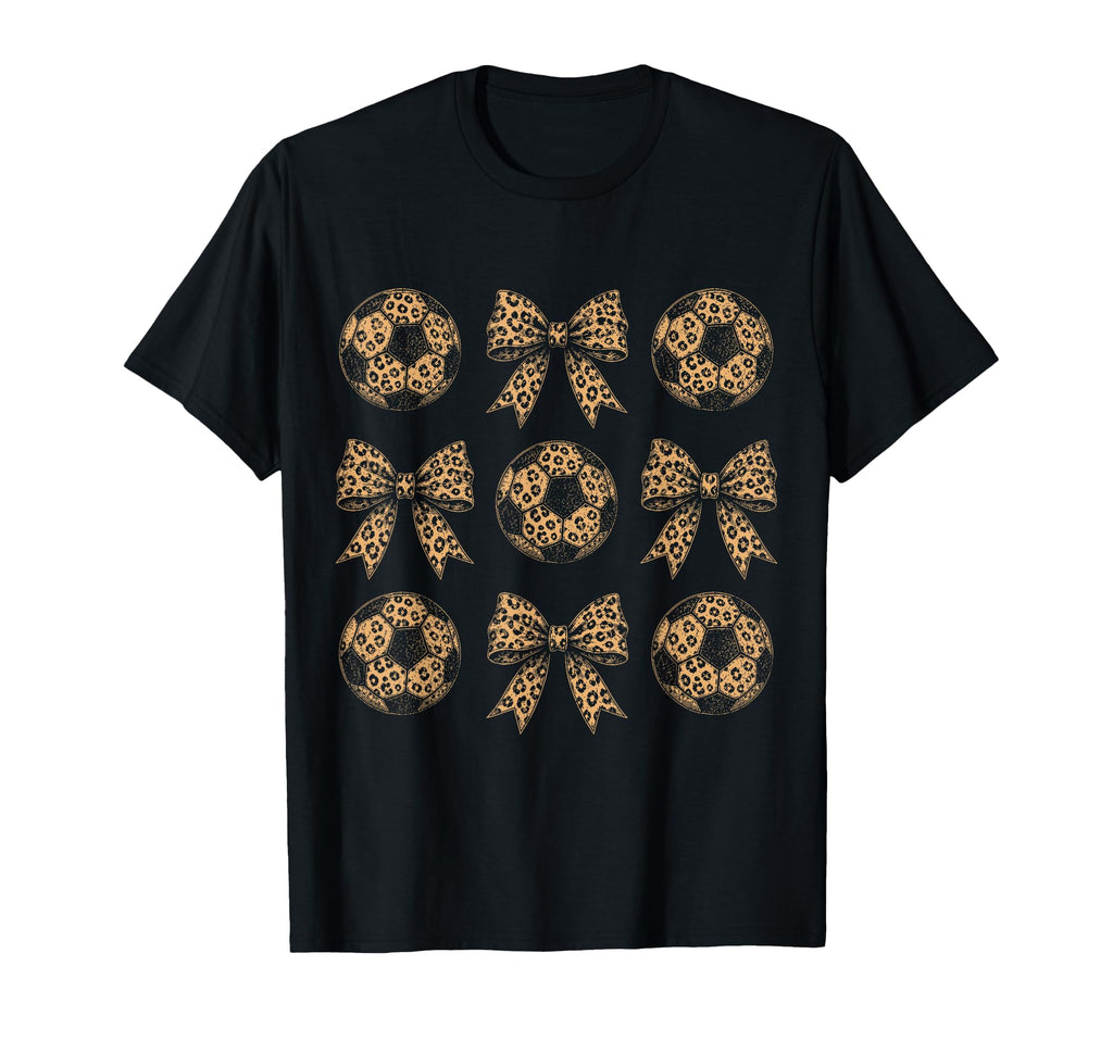 Game Day Soccer Bow Soccer Mom Soccer T-Shirt - Novelty Apparel Unisex - T-Shirt, Sweatshirt, Hoodie