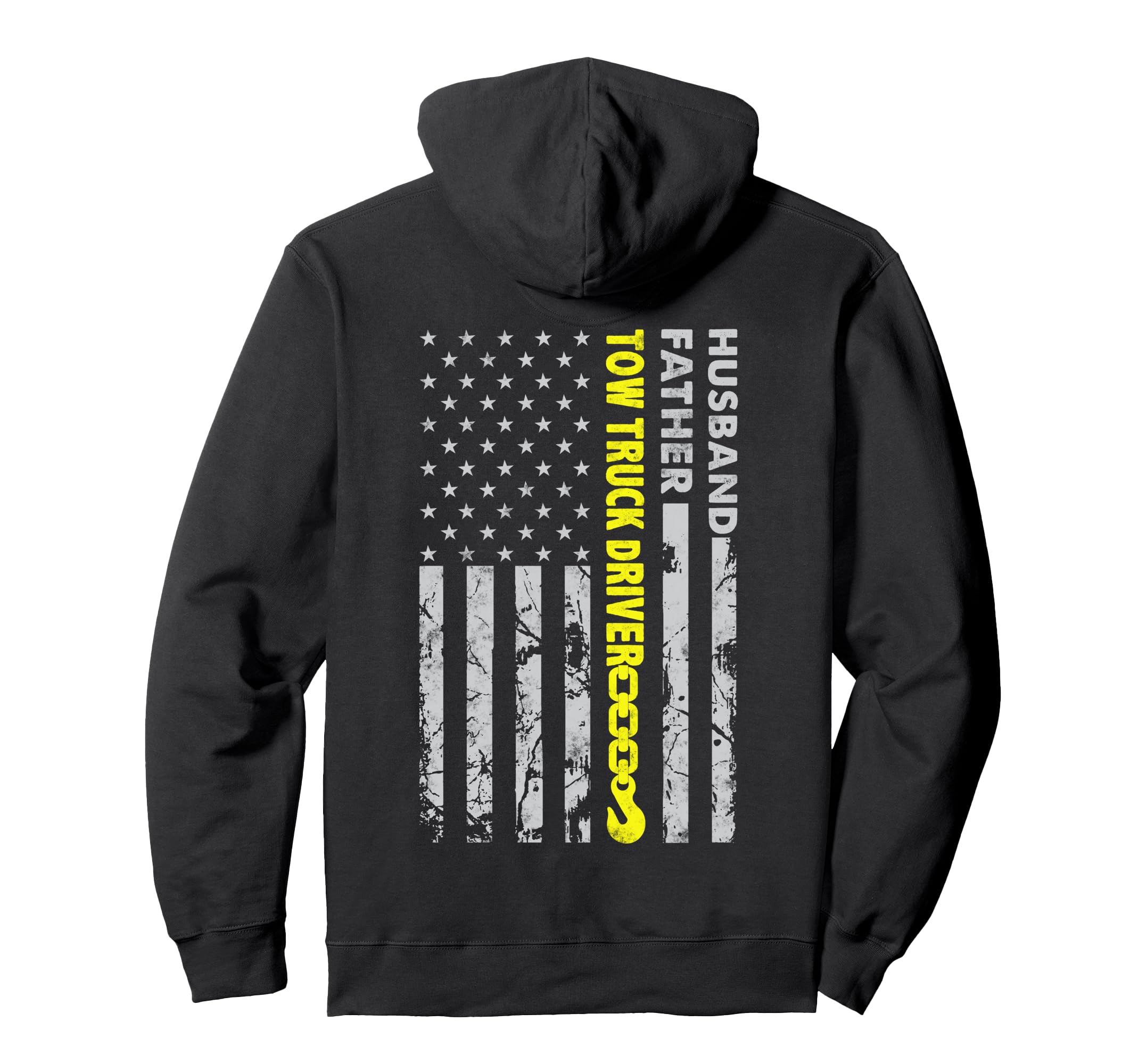Husband Father Tow Truck Driver Hoodie - Streetwear Style for Adults - T-Shirt, Sweatshirt, Hoodie