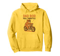 Funny Motorcycle Papa Bear Dad Bod Biker Hoodie - Fun Novelty Design Unisex - T-Shirt, Sweatshirt, Hoodie