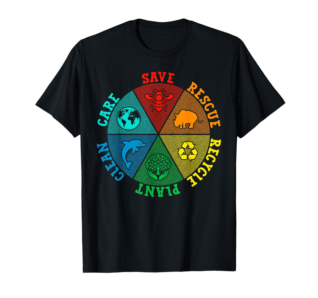Save Bees Rescue Animals Recycle T-Shirt - Aesthetic Graphic Unisex - T-Shirt, Sweatshirt, Hoodie