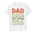 Dad Baseball Dad Always Deck Game Match T-Shirt - Minimalist Print Unisex - T-Shirt, Sweatshirt, Hoodie
