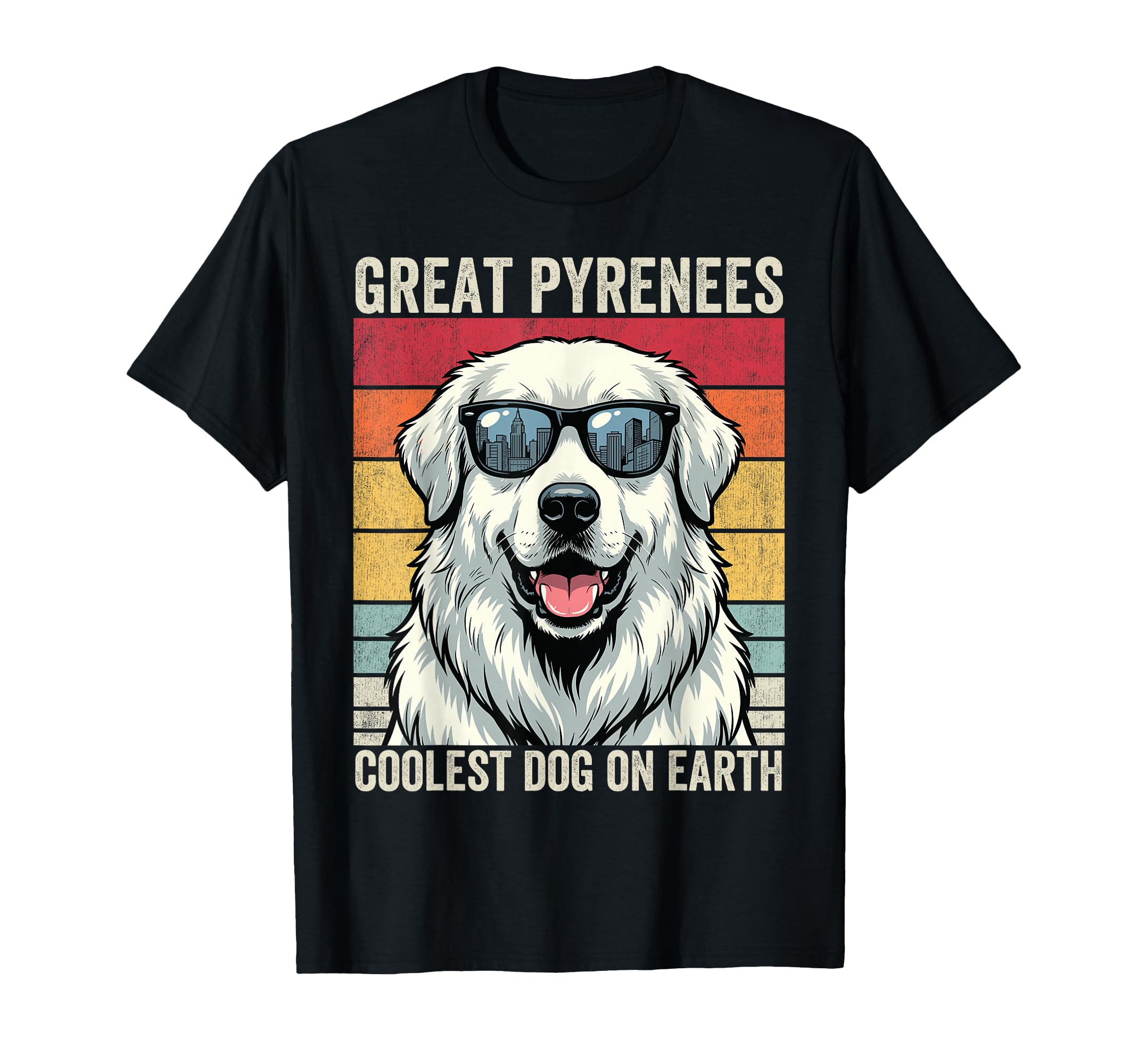 Great Pyrenees Dog Sunglasses Great T-Shirt - Trendy Graphic Men Women - T-Shirt, Sweatshirt, Hoodie