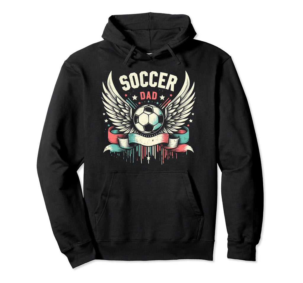 Soccer Dad Family Matching Dad Fathers Day Hoodie - Graphic Print Men Women - T-Shirt, Sweatshirt, Hoodie