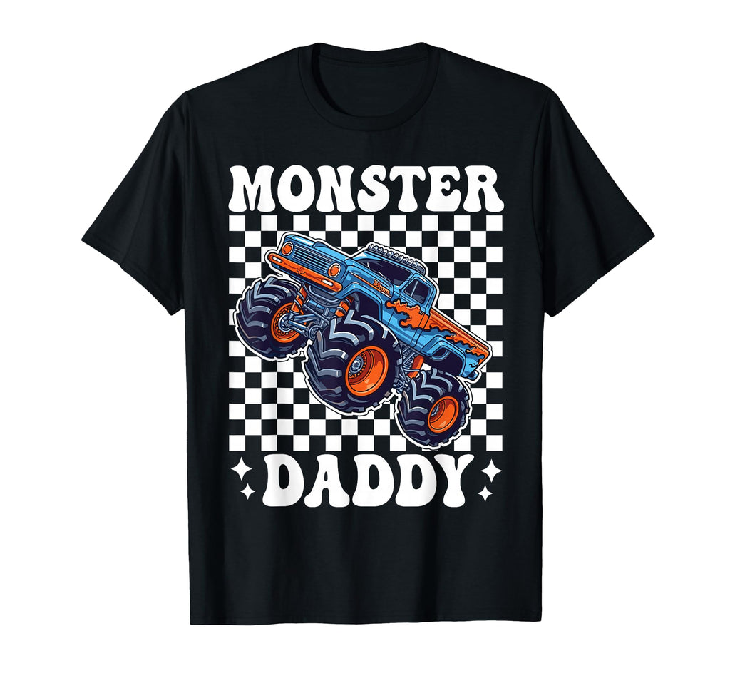 Monster Truck Daddy Family Matching T-Shirt - Custom Art Print Men Women - T-Shirt, Sweatshirt, Hoodie