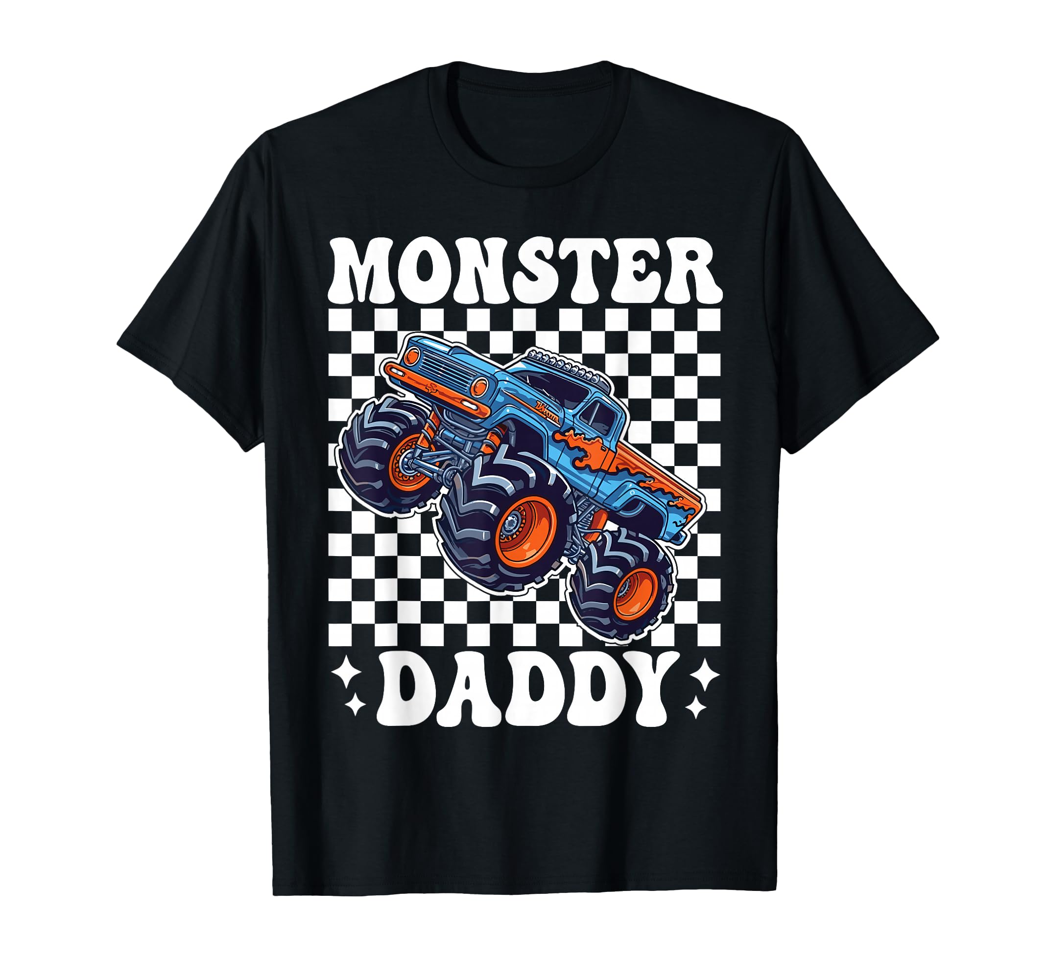 Monster Truck Daddy Family Matching T-Shirt - Custom Art Print Men Women - T-Shirt, Sweatshirt, Hoodie