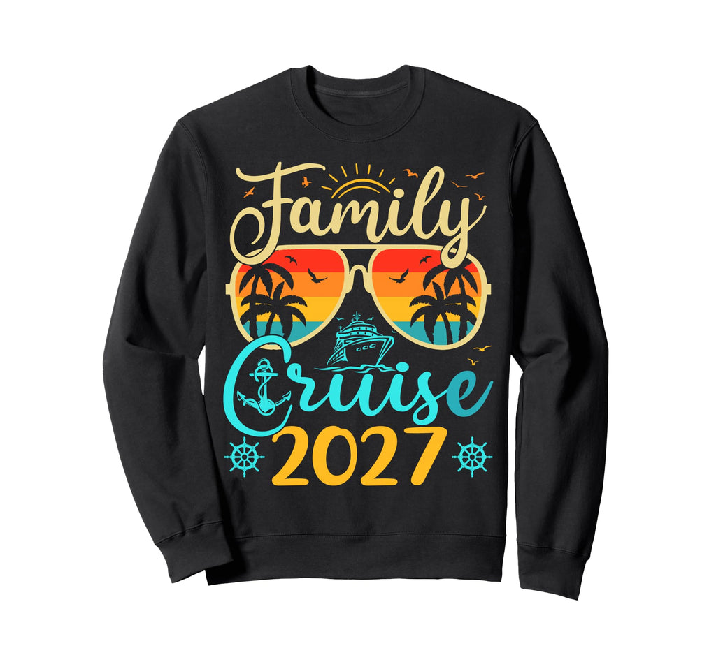 Family Cruise 2027 Summer Vacation Sweatshirt - Minimalist Print Unisex - T-Shirt, Sweatshirt, Hoodie