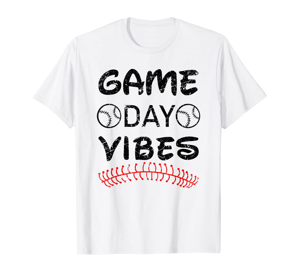 Funny Baseball Mom Dad Game Day Vibes T-Shirt - Streetwear Style Men Women - T-Shirt, Sweatshirt, Hoodie