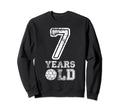 7 Years Old Soccer Sports Birthday 7Th Sweatshirt - Unique Graphic Unisex - T-Shirt, Sweatshirt, Hoodie