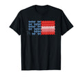 Bow American Flag 76 Patriotic Mom Dad T-Shirt - Custom Art Print Men Women - T-Shirt, Sweatshirt, Hoodie