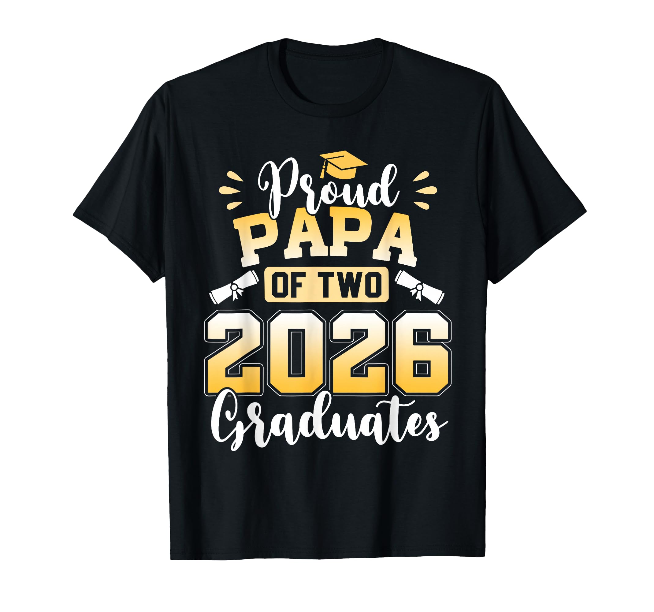 Proud Two Class 2026 Graduation Matching T-Shirt - Unique Graphic Unisex - T-Shirt, Sweatshirt, Hoodie