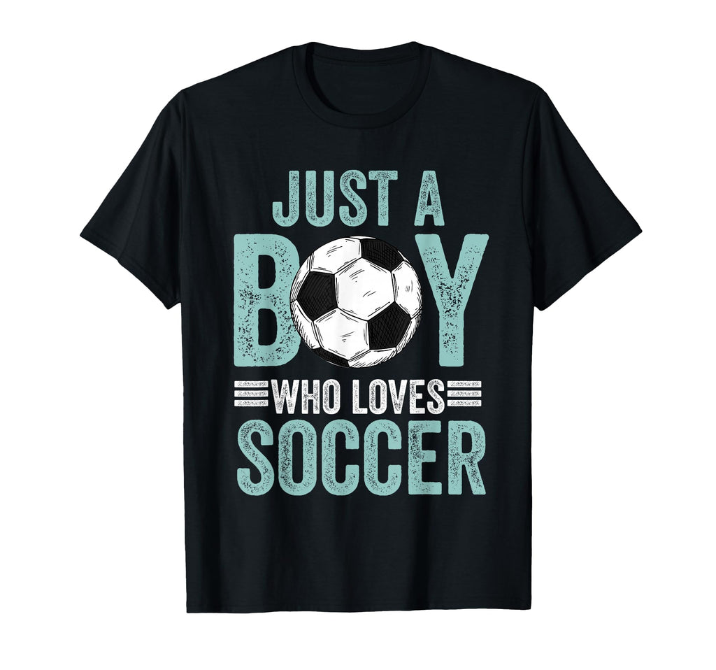 Just Who Loves Soccer Funny T-Shirt - Minimalist Print Men Women - T-Shirt, Sweatshirt, Hoodie