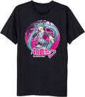 Hatsune Miku Anime Cartoon Circle Frame Black Graphic - Adult & Kids T-Shirts, Sweatshirts & Hoodies apparel design preview 1