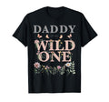 Daddy Wild One Wildflower Watercolor T-Shirt - Graphic Print for Adults - T-Shirt, Sweatshirt, Hoodie