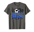 Soccer Mom Leopard Funny Soccer T-Shirt - Fun Novelty Design for Adults - T-Shirt, Sweatshirt, Hoodie