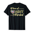 Proud Army Stepdad Camo Us Flag Dog Tag T-Shirt - Trendy Graphic Unisex - T-Shirt, Sweatshirt, Hoodie
