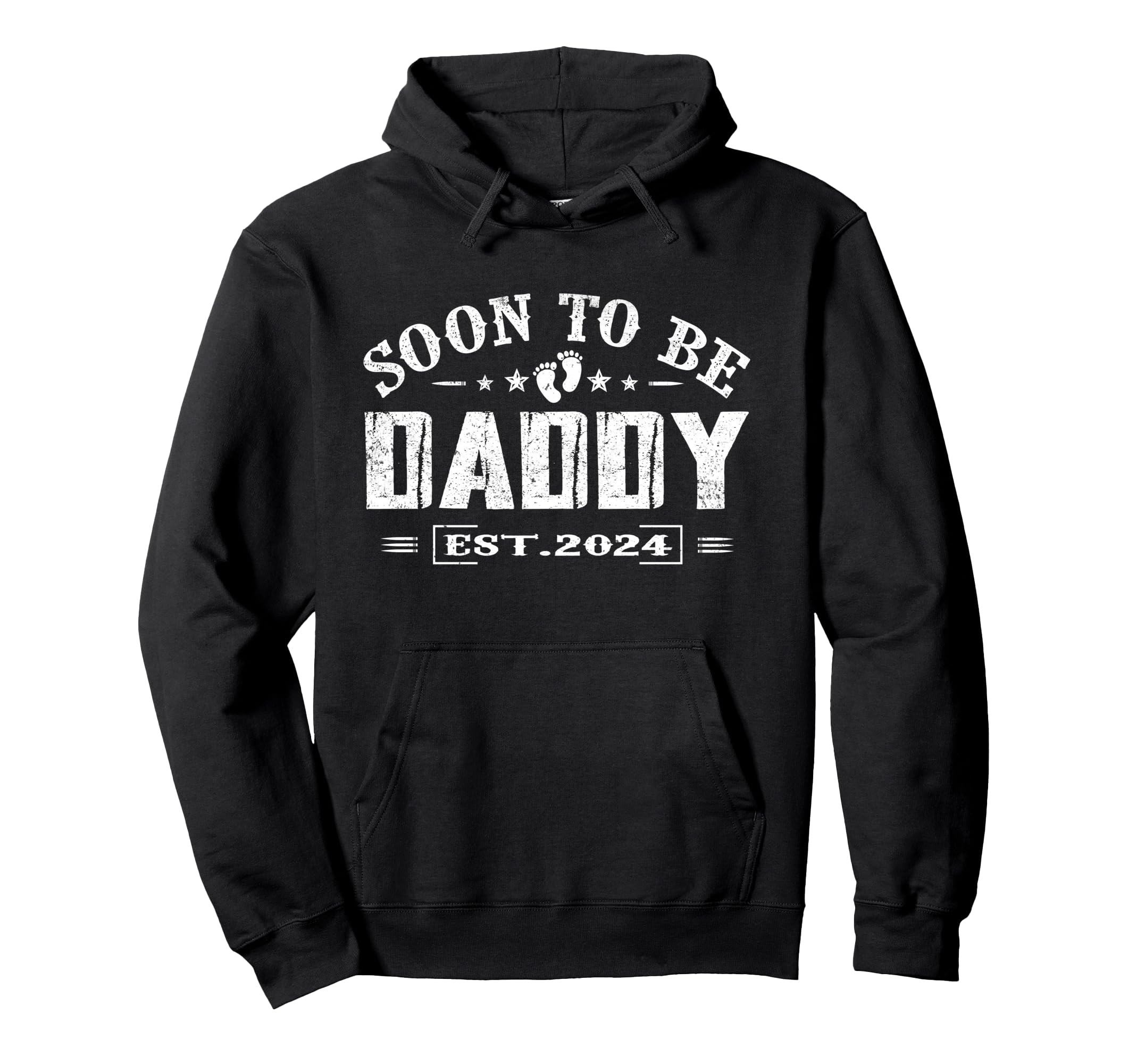 Soon To Be Daddy Est 2024 Fathers Day Hoodie - Aesthetic Graphic Men Women - T-Shirt, Sweatshirt, Hoodie