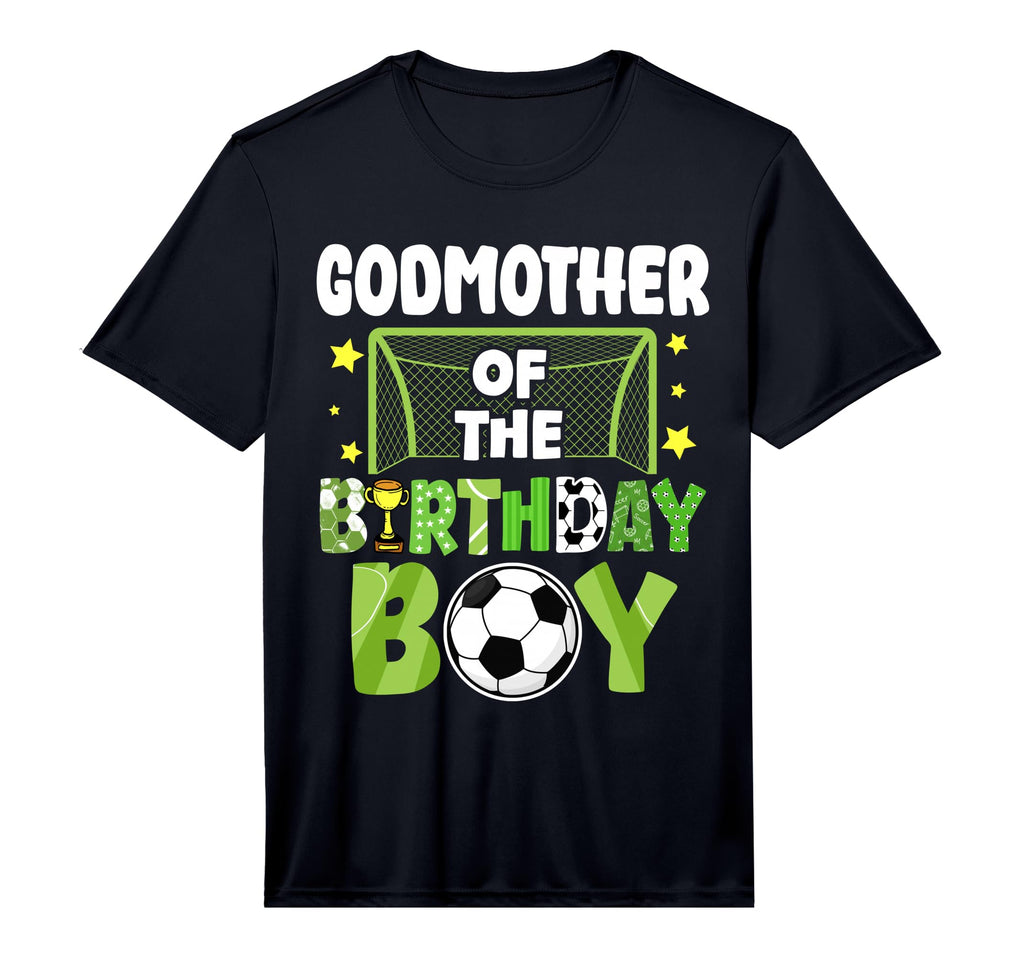 Mens Soccer Godmother Birthday Party T-Shirt - Trendy Graphic Unisex - T-Shirt, Sweatshirt, Hoodie