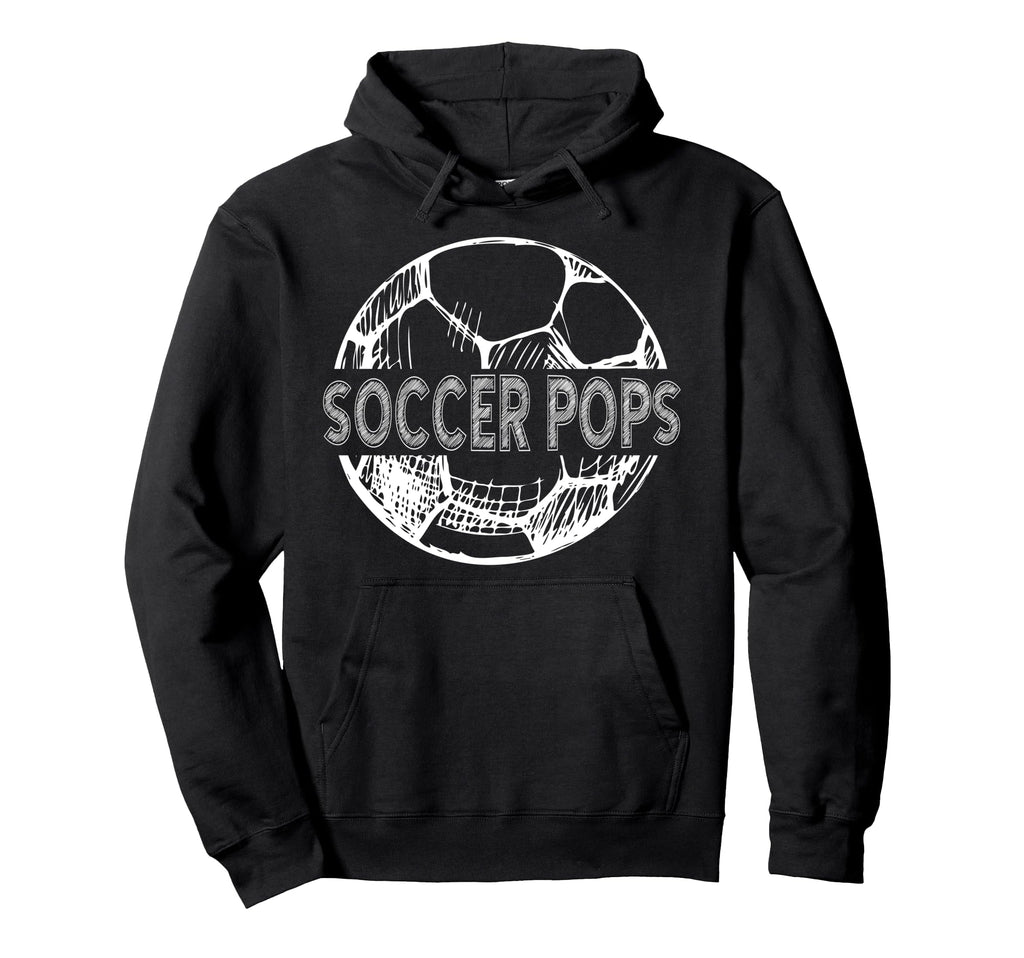 Soccer Pops Grandpa Pops Soccer Player Hoodie - Aesthetic Graphic Unisex - T-Shirt, Sweatshirt, Hoodie