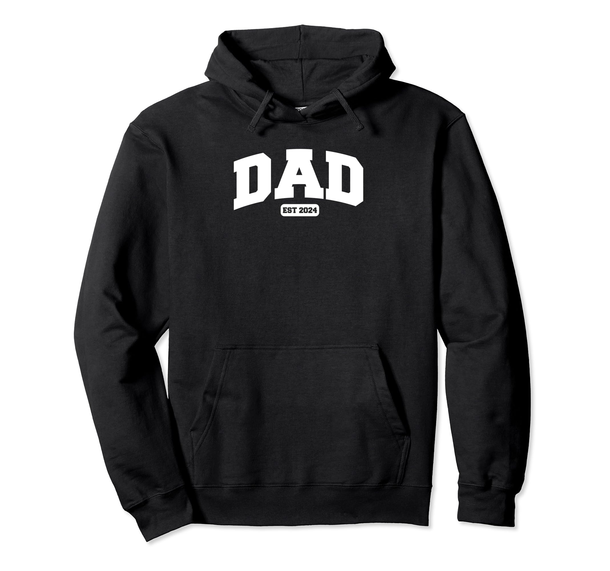 Dad Est 2024 Announcement Father Mens T Hoodie - Fun Novelty Design Unisex - T-Shirt, Sweatshirt, Hoodie