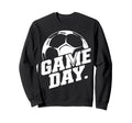 Game Day Soccer Mom Dad Coach Sweatshirt - Fun Novelty Design for Adults - T-Shirt, Sweatshirt, Hoodie