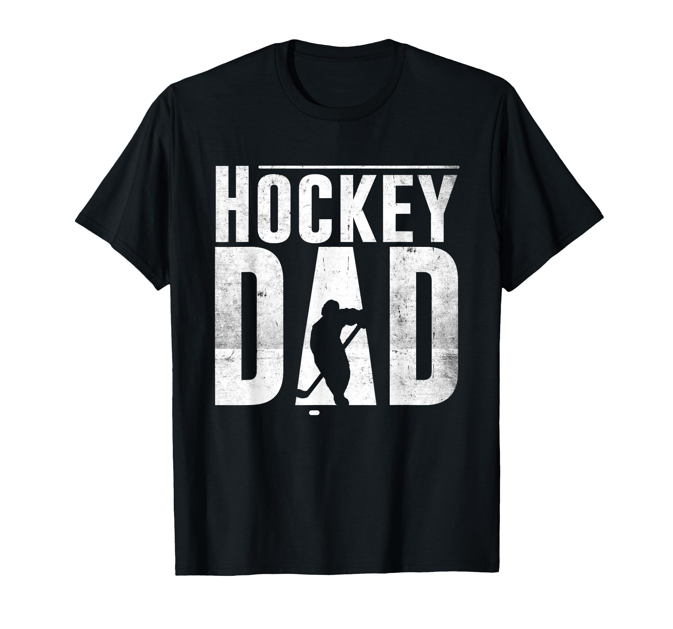Hockey Dad Hockey Silhouette Gift T-Shirt - Fun Novelty Design Men Women - T-Shirt, Sweatshirt, Hoodie