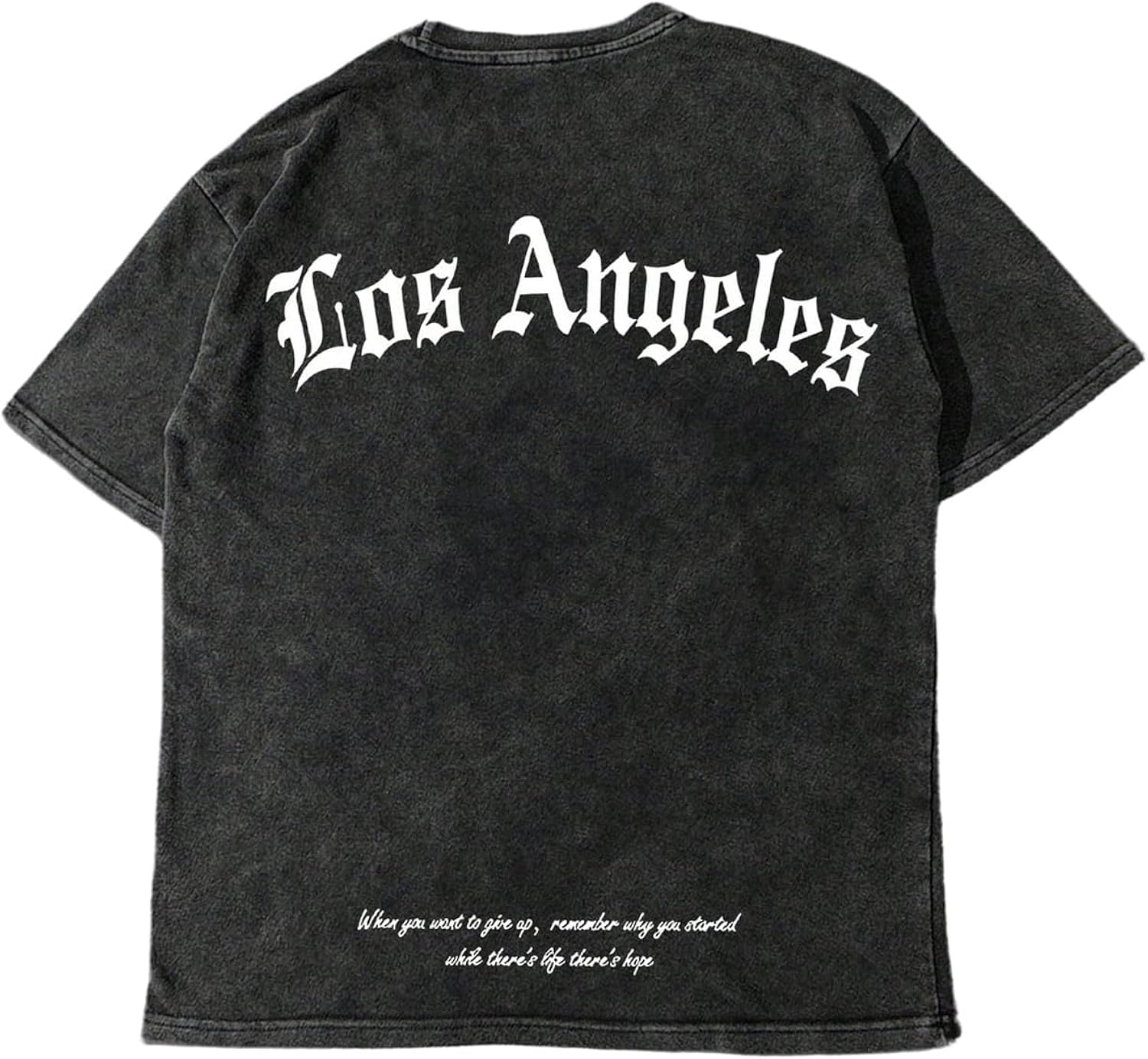 Men's Letter Graphic Short Sleeve Crewneck Washed - Adult & Kids T-Shirts, Sweatshirts & Hoodies apparel design preview 1