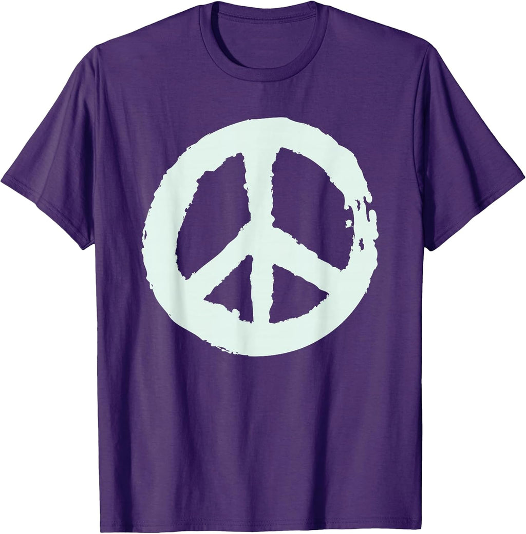 Vintage Peace Sign Love 60s 70s Retro Trippy Hippie - Adult & Kids T-Shirts, Sweatshirts & Hoodies apparel design preview 1