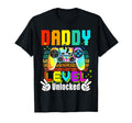 Daddy Level Unlocked Leveled Up To T-Shirt - Minimalist Print Men Women - T-Shirt, Sweatshirt, Hoodie