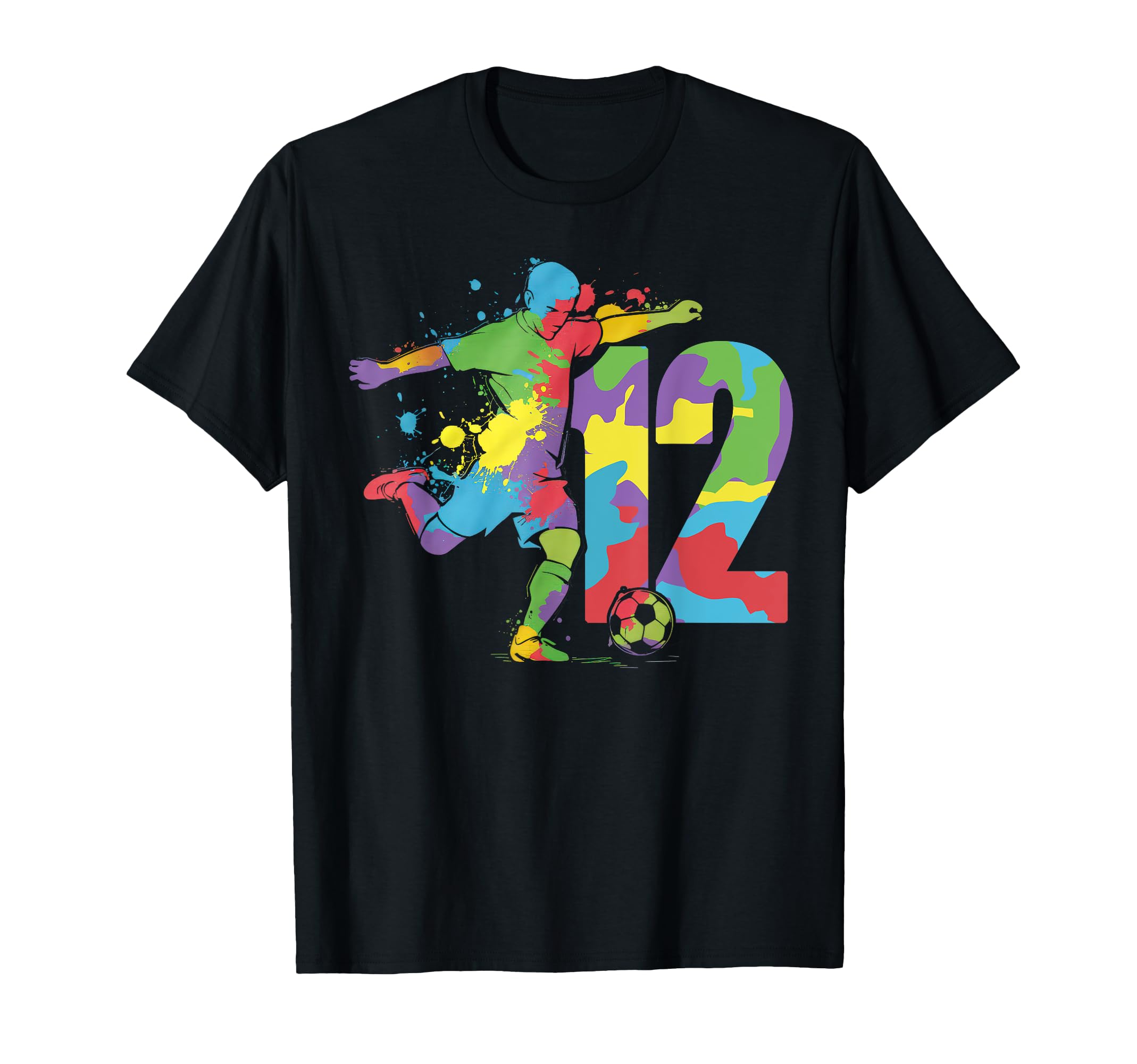 12 Soccer Birthday Gift Soccer T-Shirt - Casual Everyday Wear for Adults - T-Shirt, Sweatshirt, Hoodie